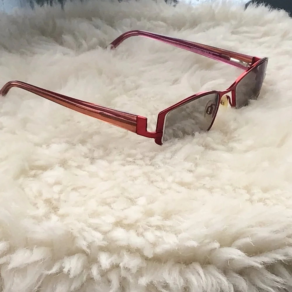 Skaga Eyeglasses 3404 Scandinavian Eyewear -Red, Pink and Orange Titanium Frame. - Picture 15 of 16